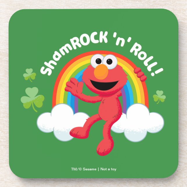 Posavasos Elmo | Shamrock 'n' Roll Arcoiris (Frente)
