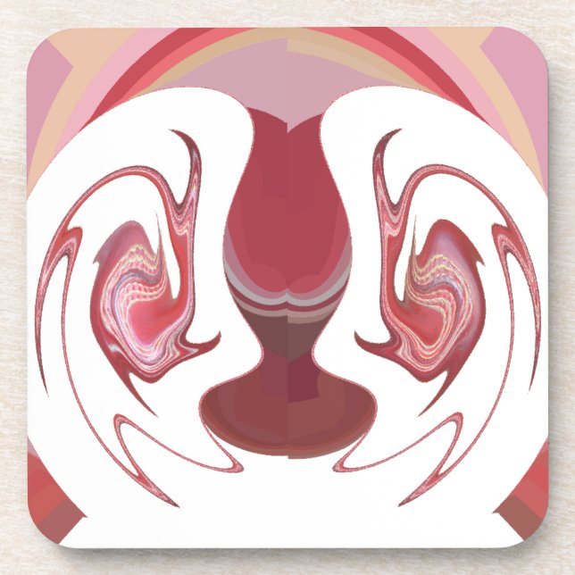 Posavasos Embers de la Tierra: Tapiz texturizado de África (Frente)