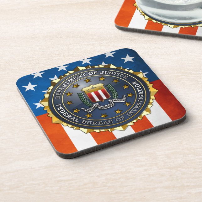 Posavasos Emblema del FBI (Lado Izquierdo)