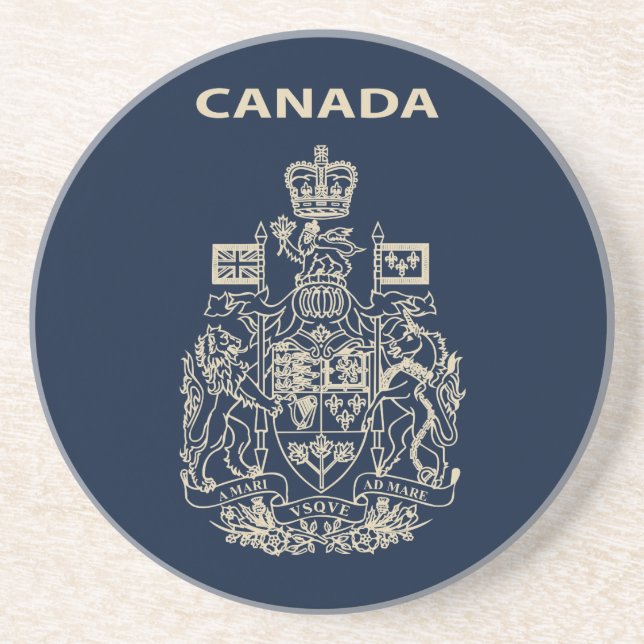 Posavasos Emblema nacional de Canadá (Frente)