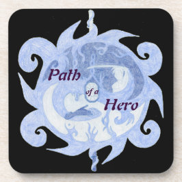 Posavasos Emblema "Sendero de un héroe" (con título)