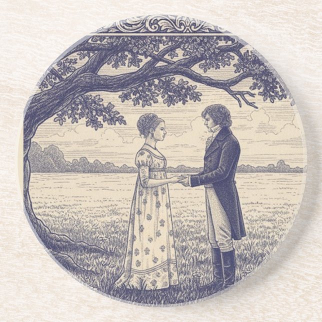 Posavasos Emma & Mr. Knightley (Frente)