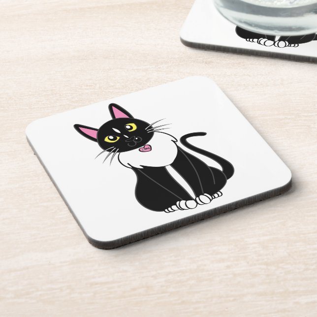 Posavasos Emmy El Gato Del Tuxedo (Lado Izquierdo)