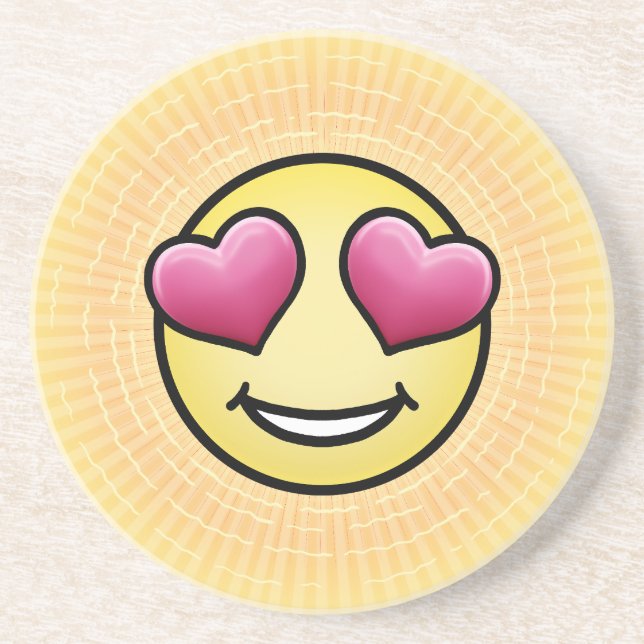 Posavasos Emoji Amor (Frente)
