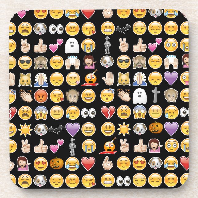 Posavasos emoji de halloween (Frente)