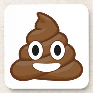 Posavasos emoji de poop