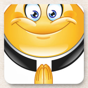Posavasos emoji del sacerdote
