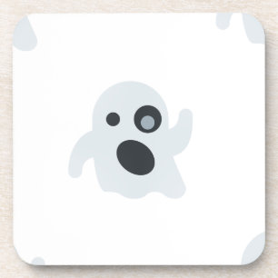 Posavasos emoji fantasma