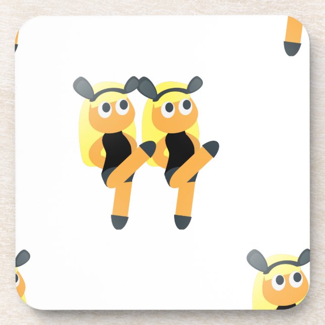 Posavasos emoji gemela (Frente)