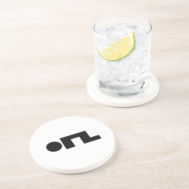 Posavasos EMOJI ORZ Emoticon Kaomoji (Lado)