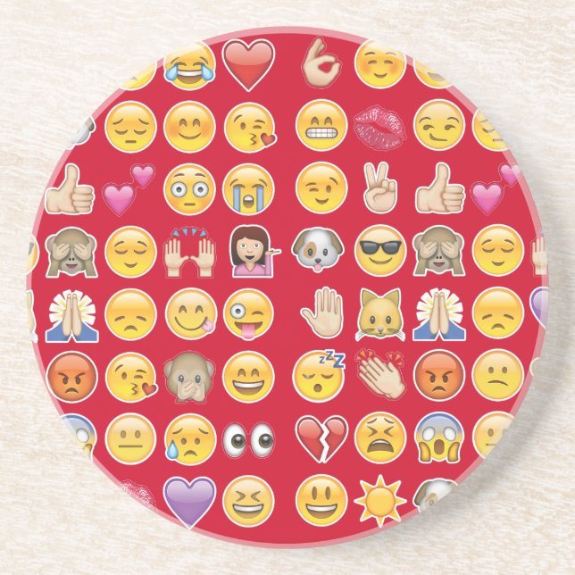 Posavasos emoji roja (Frente)