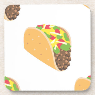 Posavasos emoji taco