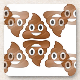 Posavasos emojis de poop