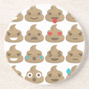 Posavasos emojis de poop