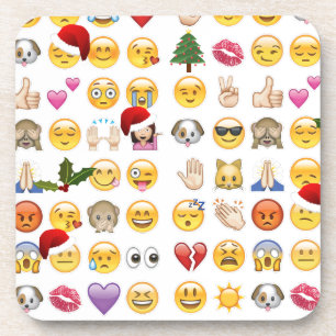 Posavasos emojis navidades