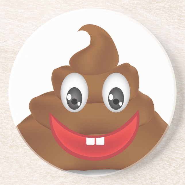 Posavasos emojis poo (Frente)