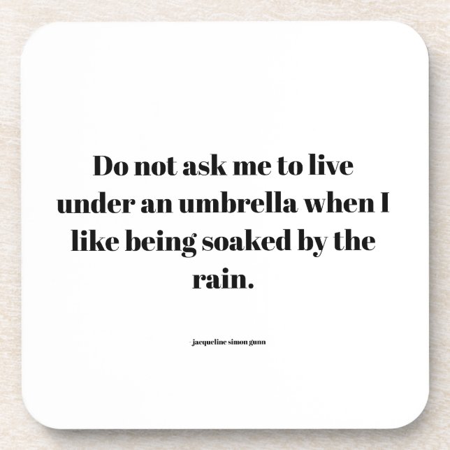 Posavasos Empowering quote (Frente)