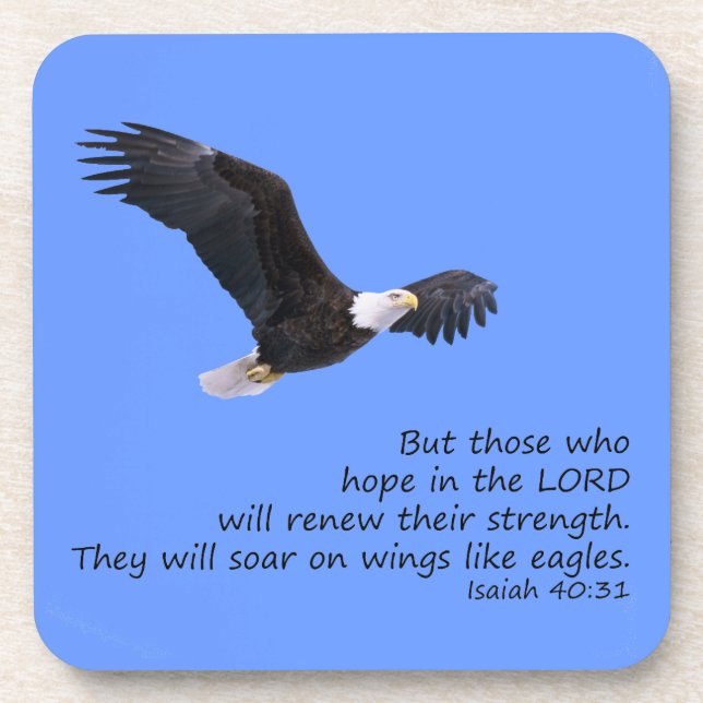 Posavasos En Alas Como Las Alas De Aguilas (Frente)