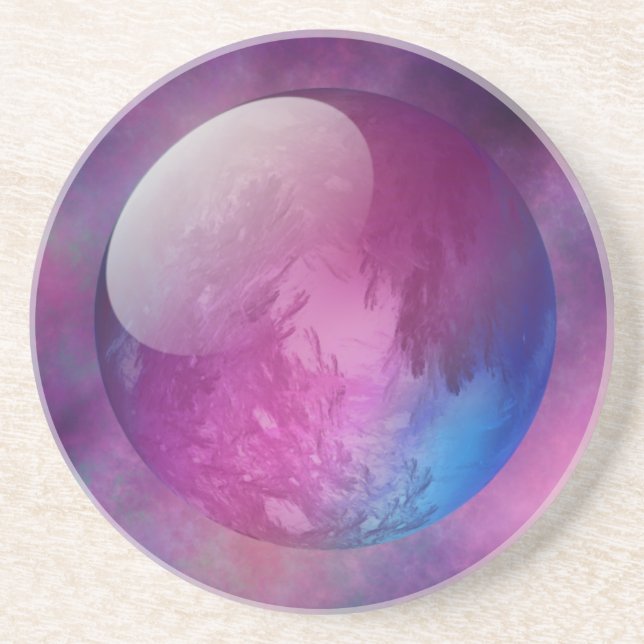 Posavasos En algún lugar en la montaña rusa del espacio ultr (Frente)