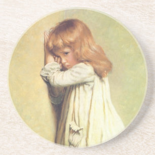 Posavasos En Desgracia de Charles Burton Barber, Vintage Art