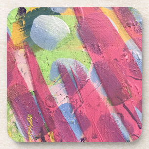 Posavasos en diseño de algodón abstracto