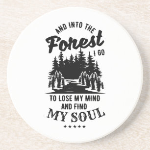 Posavasos En el bosque voy