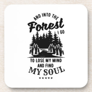 Posavasos En el bosque voy