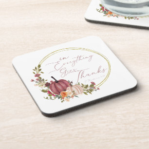 Posavasos En Everything Give gracias a las calabazas de oro 