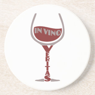 Posavasos En la montaña personalizado Vino Veritas