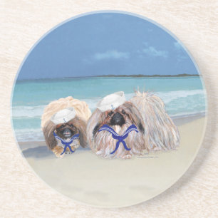 Posavasos En la orilla del mar