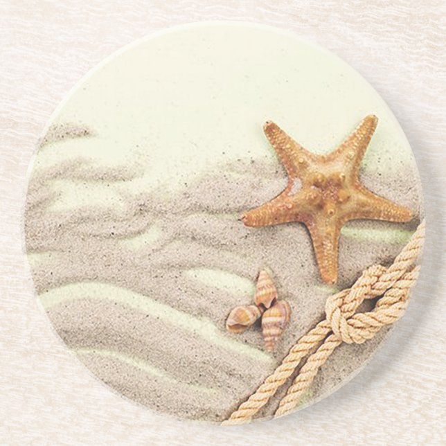 Posavasos En la playa (Frente)