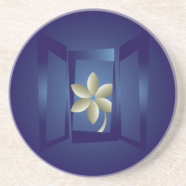 Posavasos en la ventana (Frente)