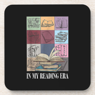 Posavasos En mi época de lectura, amante de los libros