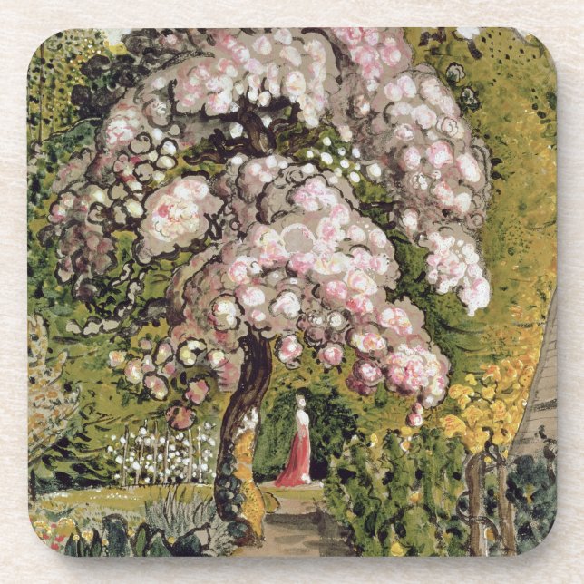 Posavasos En un jardín de Shoreham (w/c) (Frente)