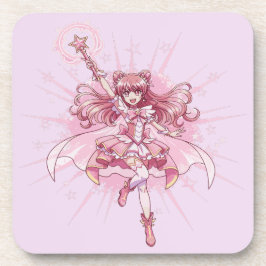 Posavasos Enchanting Magical Girl Anime Transformation 
