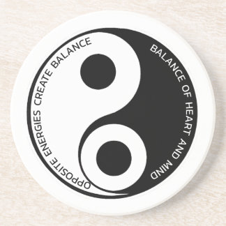 Posavasos Energías opuestas, Crear Balance Yin Yang