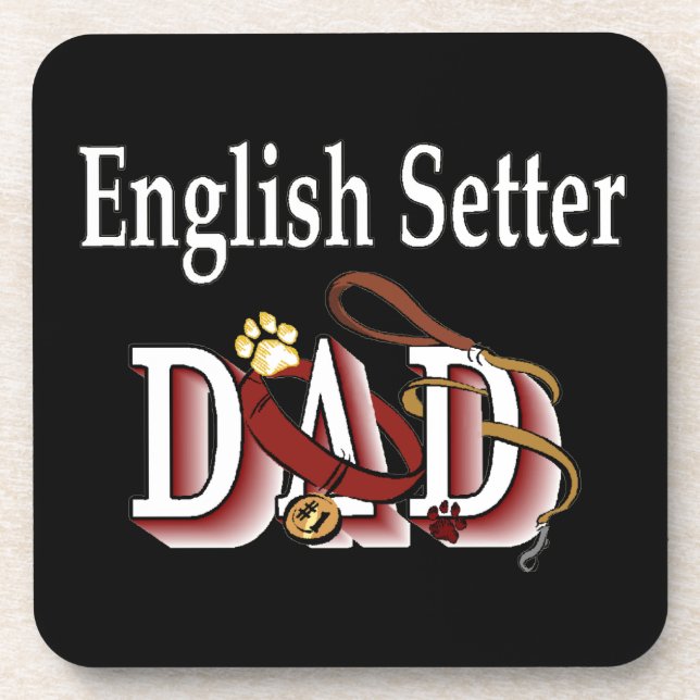 Posavasos English Setter Dad (Frente)
