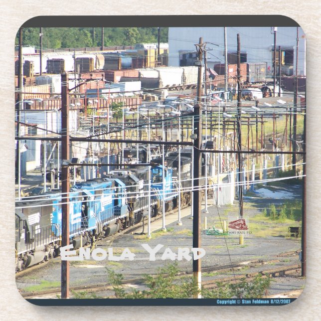 Posavasos Enola Norfolk Southern Railroad Yard Harrisburg PA (Frente)