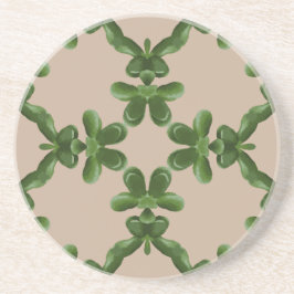 Posavasos Enrejado de Jade en Beige