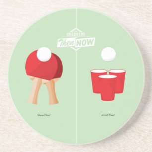 Posavasos Entonces y ahora: Ping-pong