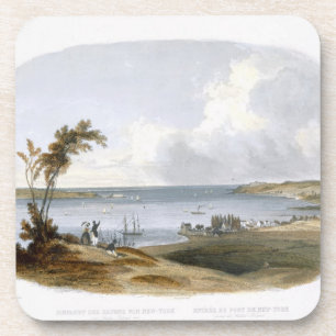 Posavasos Entrada a la bahía de Nueva York tomada de Staten