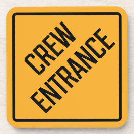 Posavasos Entrada de la tripulación de la escoria de plástic