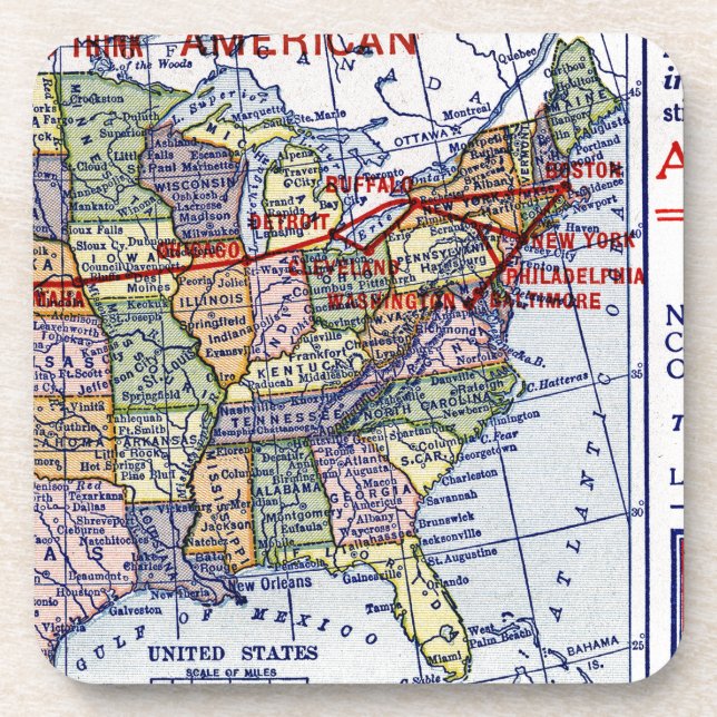 POSAVASOS ENVÍO DE AMERICAN EXPRESS (Frente)