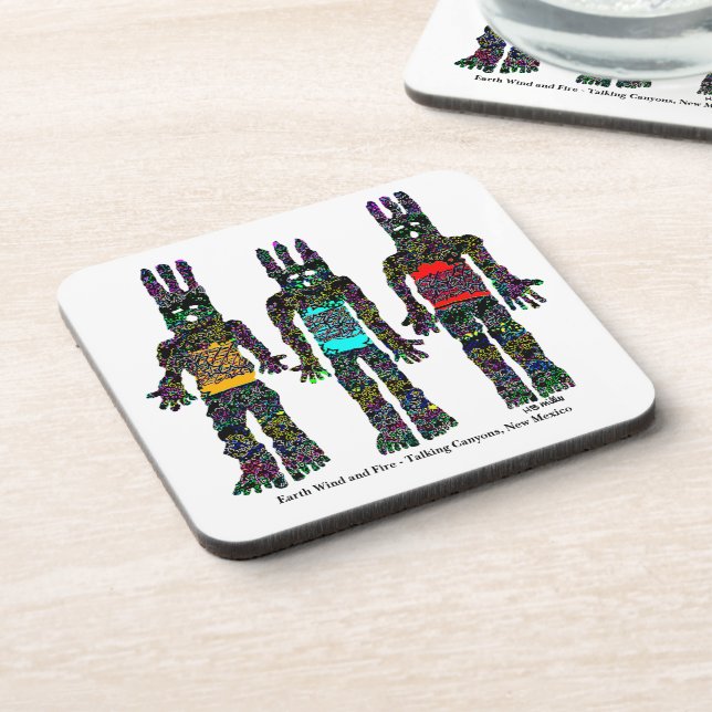 Posavasos Eólico y fuego terrestre (Lado Izquierdo)