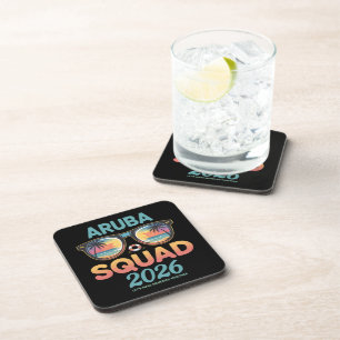 Posavasos Equipo de Aruba 2026 Retro