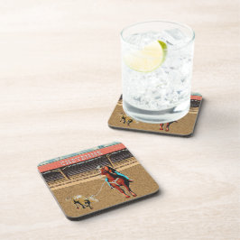 Posavasos Equipo de Cowboy de Rodeo de Cheyenne Occidental/S