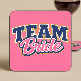 Posavasos Equipo Novia Fiesta de Boda Audaz
