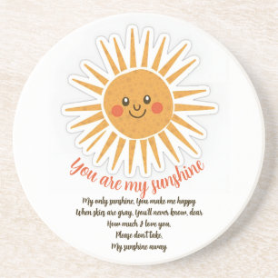 Posavasos Eres mi letra de sol