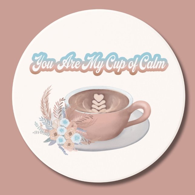 Posavasos Eres mi taza de calma Boho Latte  (Subido por el creador)