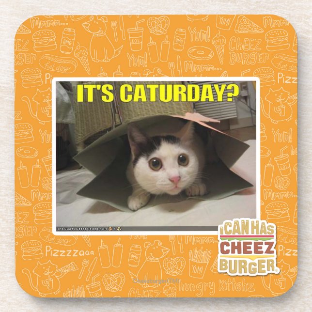 Posavasos ¿Es Caturday? (Frente)